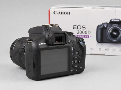 Canon EOS 2000D DSLR Camera + 18-55mm DC III Lens