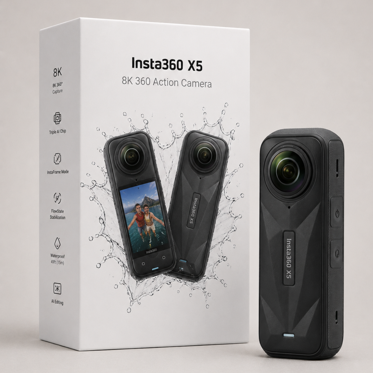Insta360 X5 8K 360 Action Camera