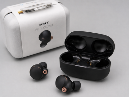 Sony WF-1000XM4 Wireless Noise Cancelling Earbuds – Black