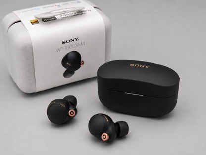 Sony WF-1000XM4 Wireless Noise Cancelling Earbuds – Black