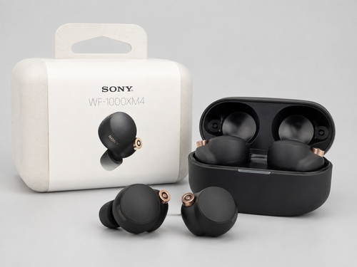 Sony WF-1000XM4 Wireless Noise Cancelling Earbuds – Black