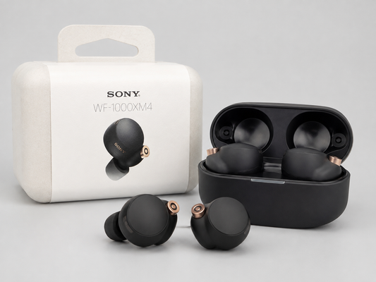 Sony WF-1000XM4 Wireless Noise Cancelling Earbuds – Black